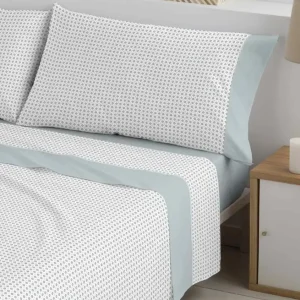 Juego de sábanas de invierno algodón tacto afranelado