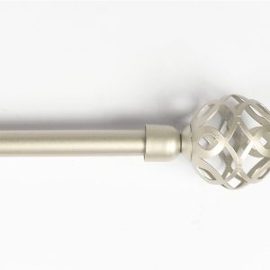 BARRA CORTINA PAU ACERO EDEN