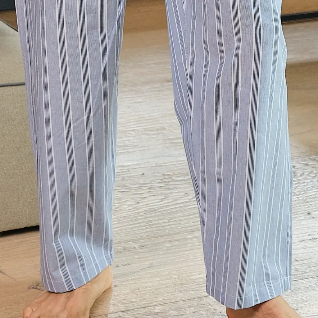 PIJAMA RAYAS HOMBRE POPELIN MUSLHER - Imagen 3