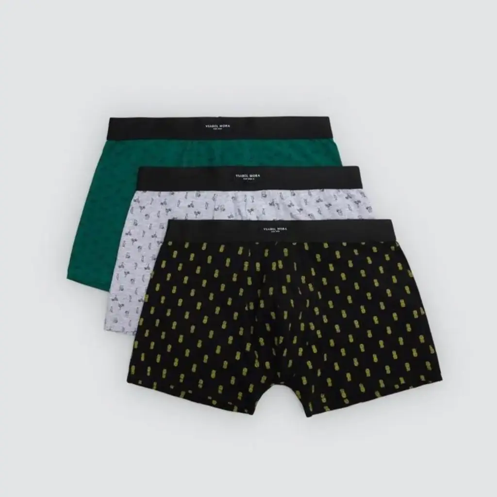 PACK 3 BOXER HOMBRE SURTIDO YSABEL MORA