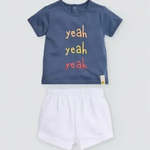 Conjunto de bebé camiseta y shorts