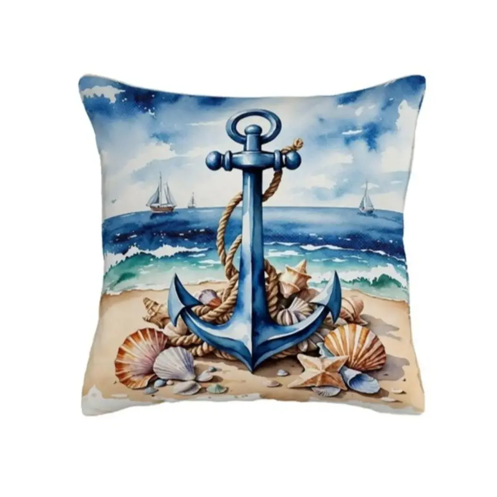 Pack de 2 fundas de cojín estilo marinero