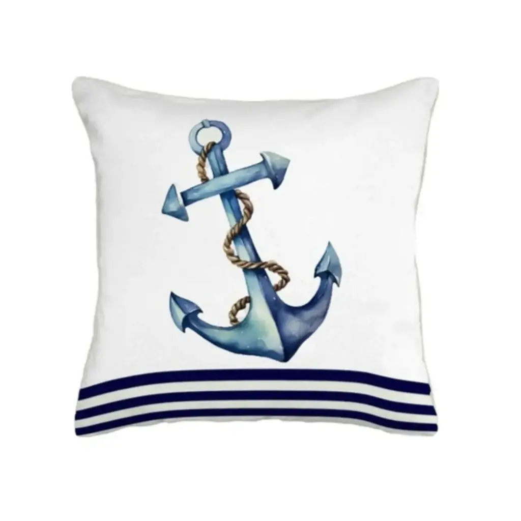 Pack de 2 fundas de cojín estilo marinero - Imagen 4