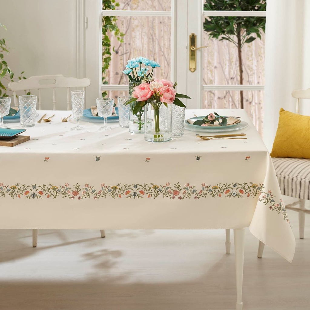 Mantel antimanchas algodón estampación digital