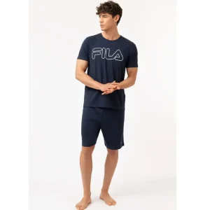 Pijama Hombre FILA Manga Corta Marino Verano