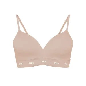 Sujetador Deportivo Mujer FILA Nude Top Sin Aros Cómodo