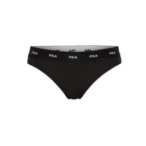 Tanga Deportivo Mujer FILA Negro Ajuste Cómodo Invisible