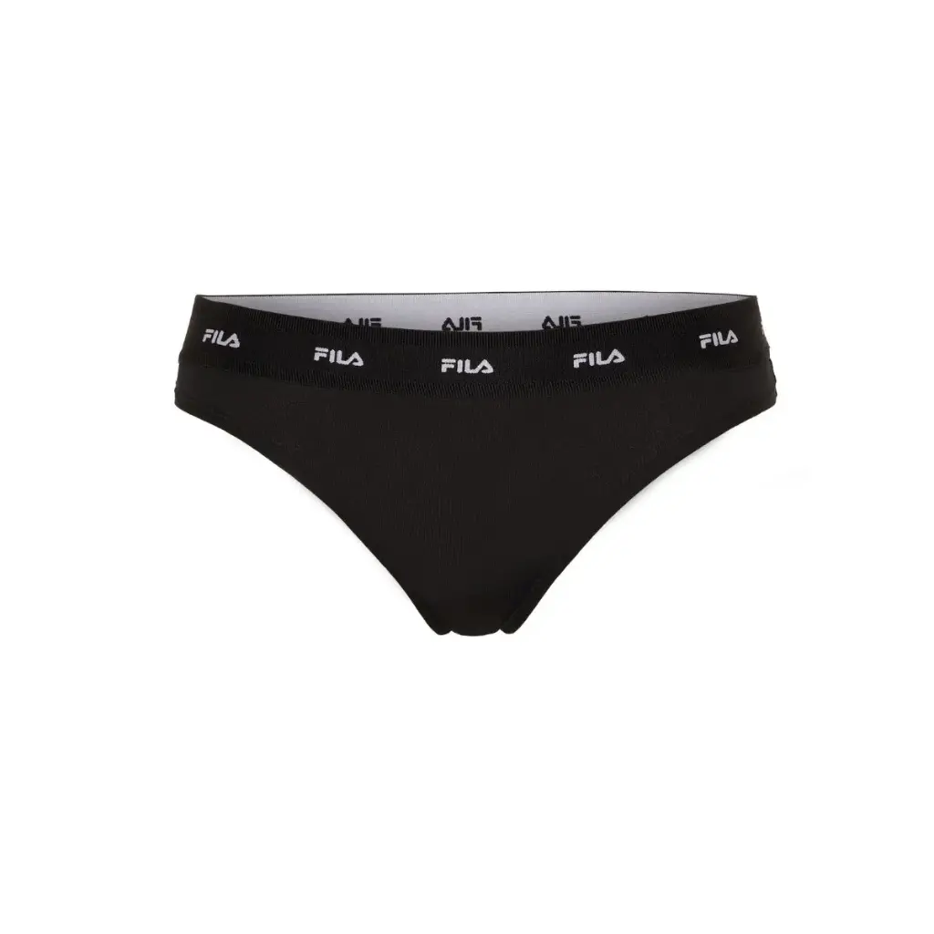 Tanga Deportivo Mujer FILA Negro Ajuste Cómodo Invisible