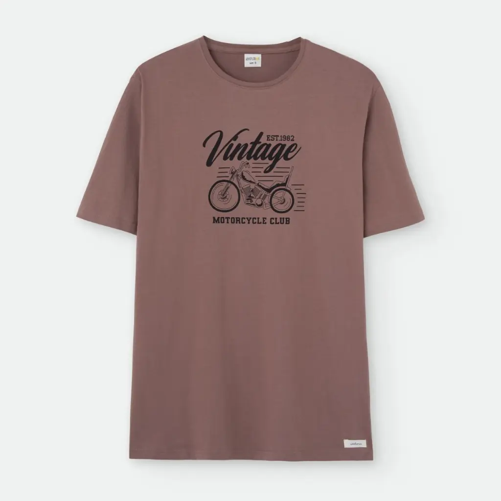 Pijama de verano para hombre con estampado motocicleta - Imagen 3